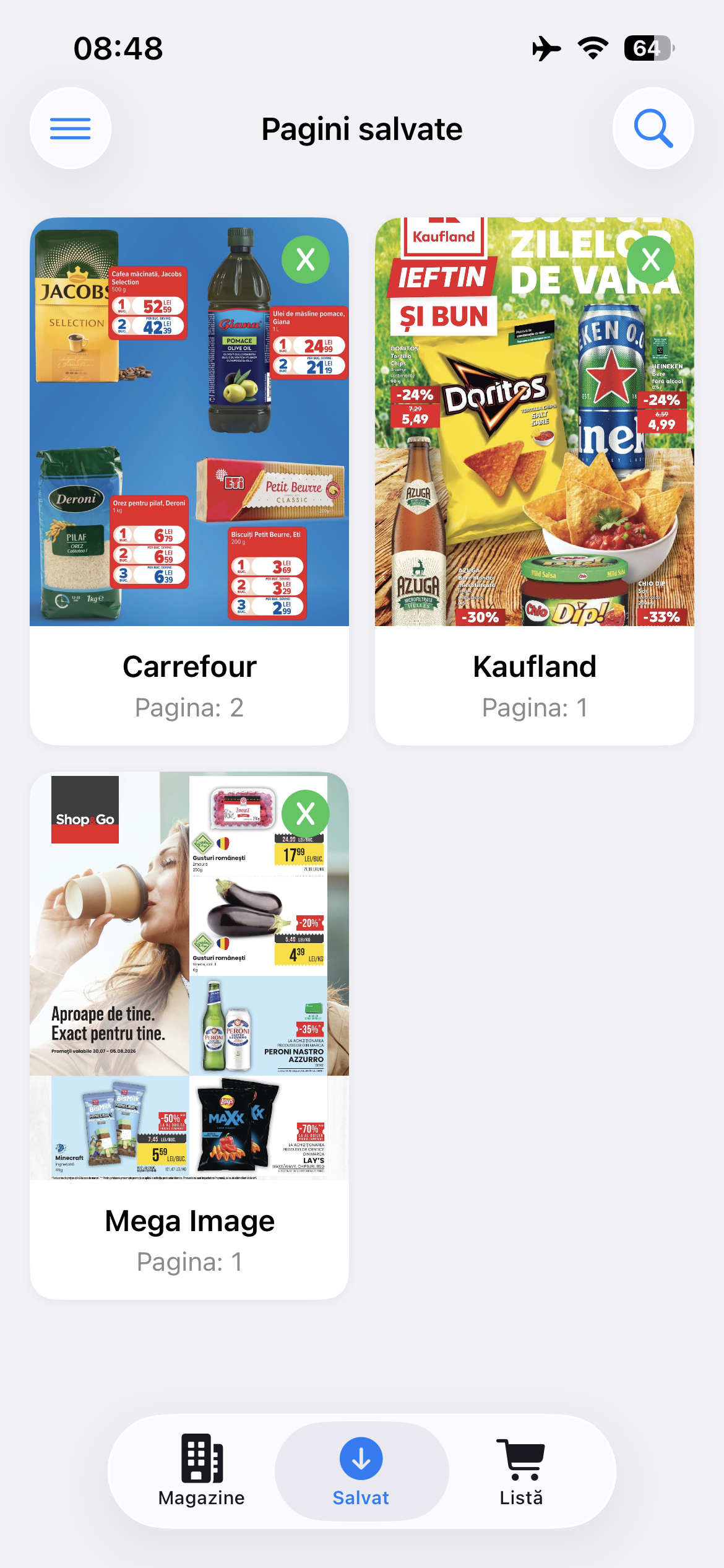 ReduceriApp – oferte salvate